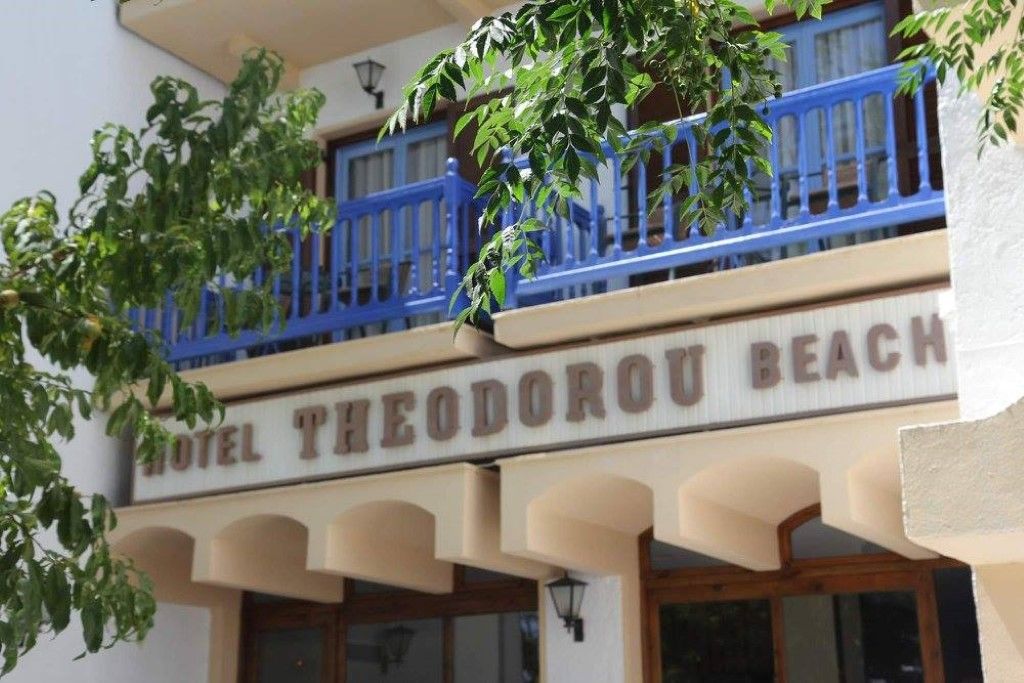 Theodorou Beach Hotel Apartments Psalidi  Exteriér fotografie